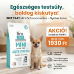 BRIT CARE Mini Gabonamentes Light & Sterilised 2 kg